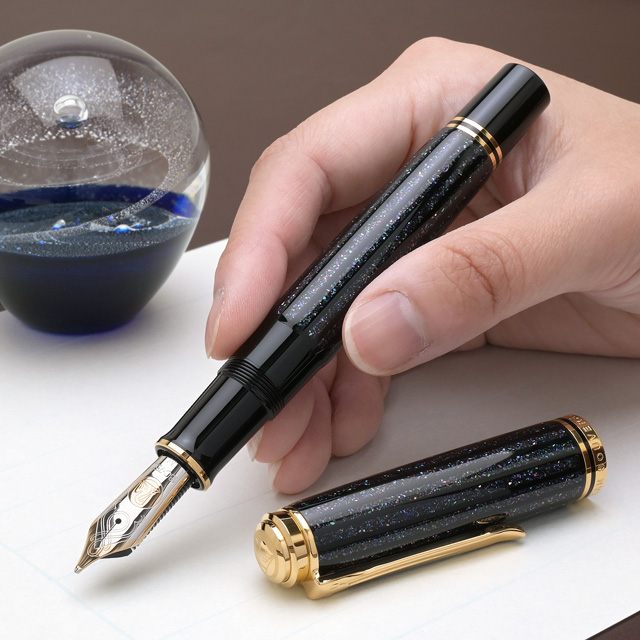 Pelikan（ペリカン）限定品 螺鈿万年筆 M1000 星屑 Stardust | ペンハウス