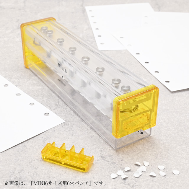 アシュフォード シースルーパンチ MICRO5サイズ用5穴パンチ クリア