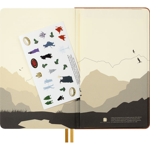 ノート モレスキン ラージサイズ 限定版 ロードオブザリング MOLESKINE