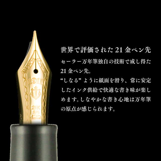 SAILOR（セーラー万年筆）万年筆 エボナイト彫刻 夜風 | ペンハウス