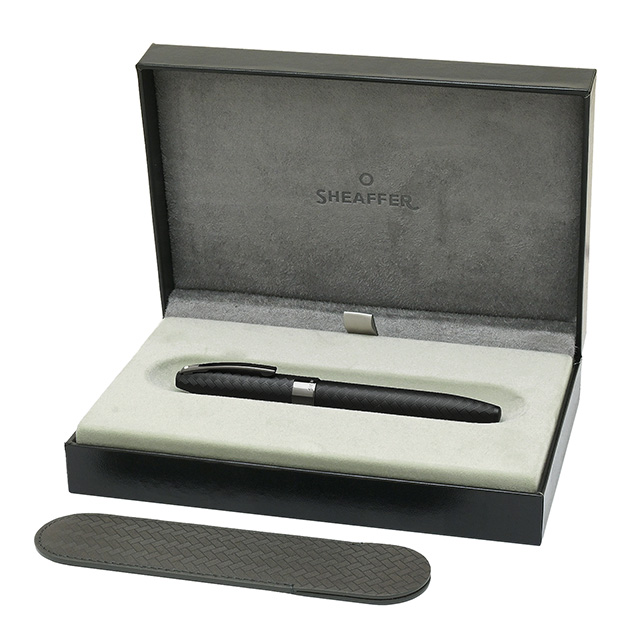 SHEAFFER 万年筆 シルバー 専用ケース付き シェーファー 万年筆 レガシー シェブロン | ペンハウス
