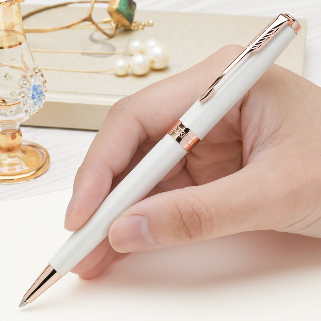 パーカー ソネット 油性ボールペン パールPGT 美品 定価22000円 PARKER パーカー 限定品 ボールペン ソネット パールPGT 2278358
