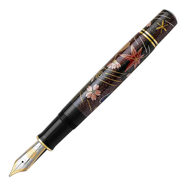 ペリカン 限定品 蒔絵万年筆 M1000 四季幸守 Four seasons Lucky Charm