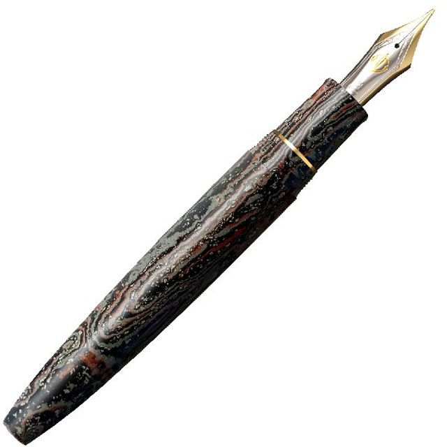 セーラー万年筆 限定品 万年筆 長刀研ぎ エボナイト 焔龍 | ペンハウス