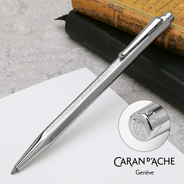 カランダッシュ ボールペン エクリドール マヤ シルバー　ロジウムプレート 0890-286-a.jpg