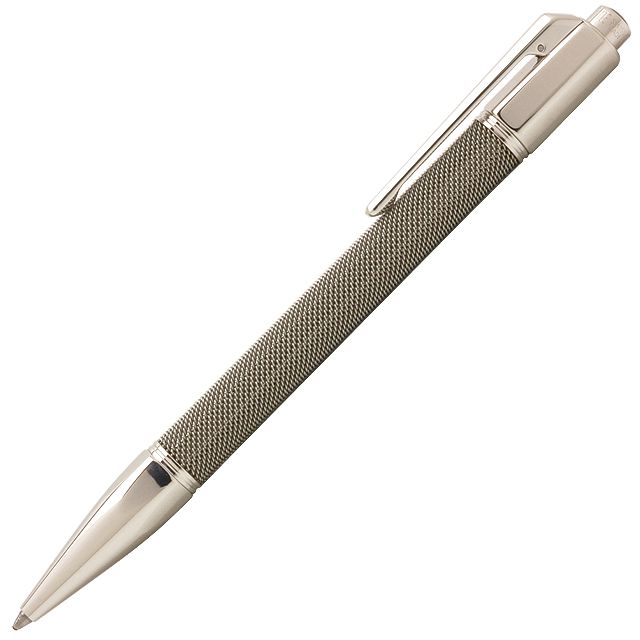 CARAN D'ACHE カランダッシュ ボールペン バリアス 特別素材使用 4480-014 アイバンホー シルバー 世界の筆記具ペンハウス