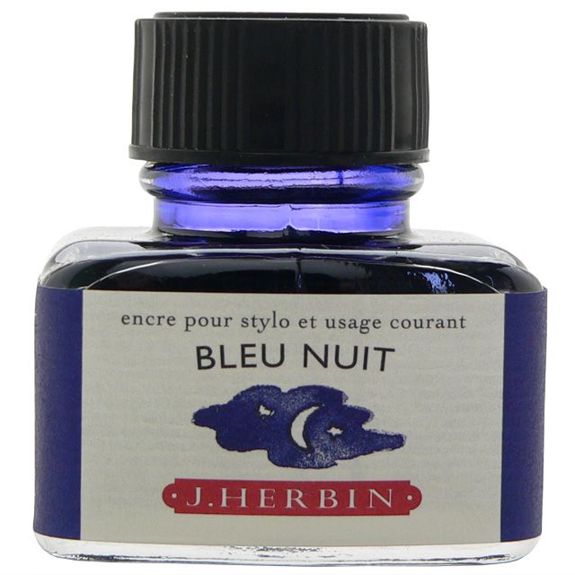 HERBIN（エルバン） ボトルインク トラディショナルインク30ml HB13019 ナイトブルー