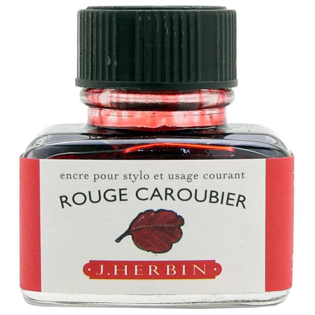 HERBIN（エルバン） ボトルインク トラディショナルインク30ml HB13022 イナゴマメレッド