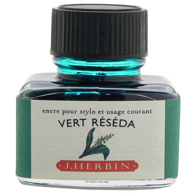 HERBIN（エルバン） ボトルインク トラディショナルインク30ml HB13038 モクセイソウグリーン