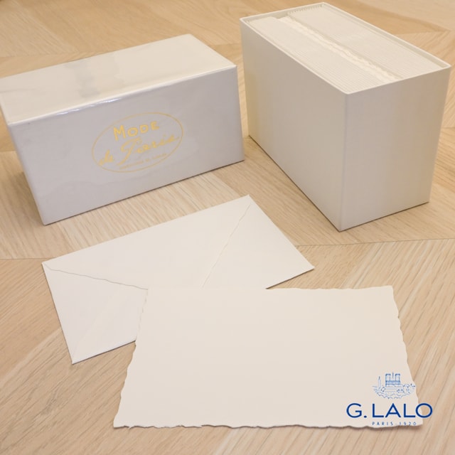 G.LALO（ジョルジュ・ラロ） モード・ド・パリ カードセットコフレ ホワイト GL92300 【ディスカウントコーナー】
