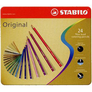 スタビロ 色鉛筆 オリジナル 24色セット 87746