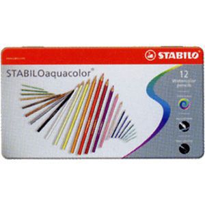 STABILO（スタビロ） 色鉛筆 アクアカラー 12色セット 16125