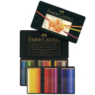 ファーバーカステル 色鉛筆 ポリクロモス色鉛筆 110060 60色（缶入）
