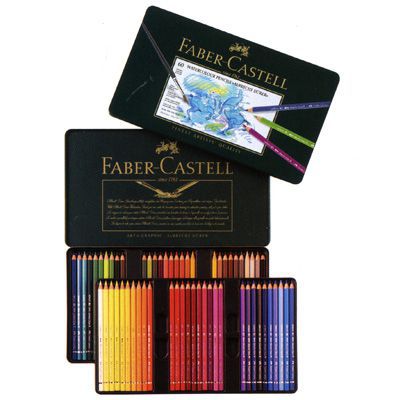 FABER-CASTELL（ファーバーカステル） 水彩色鉛筆 アルブレヒト デューラー水彩色鉛筆 117560 60色（缶入）