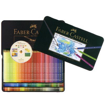 FABER-CASTELL（ファーバーカステル） 水彩色鉛筆 アルブレヒト デューラー水彩色鉛筆 117511 120色（缶入）