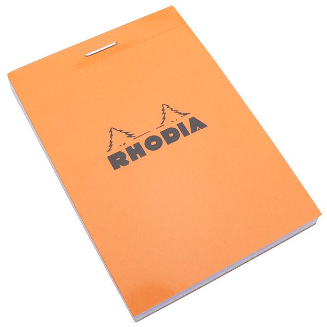 RHODIA（ロディア） ブロックロディア No.11 A7 単品 オレンジ 5mm方眼 CF11200