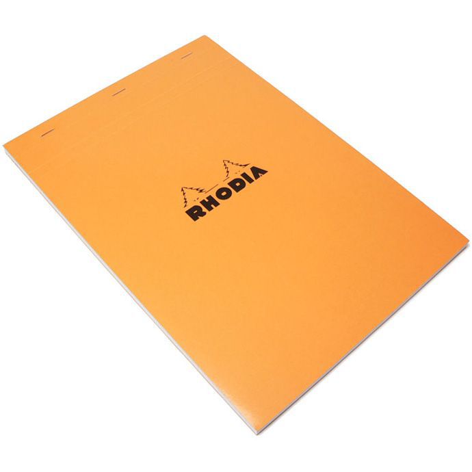 RHODIA（ロディア） 単品 ブロックロディア No.18 オレンジ 5mm方眼