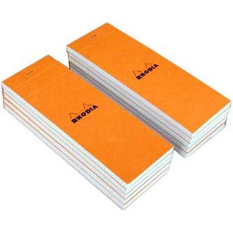 RHODIA（ロディア） 単品 ブロックロディア No.8 オレンジ 5mm方眼 CF8200