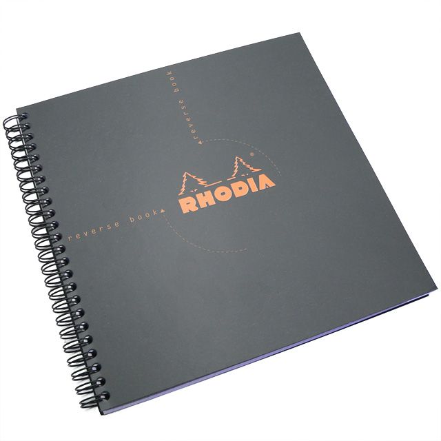 RHODIA（ロディア） 単品 クラシック リバースブック ブラック 5mm方眼 CF193609