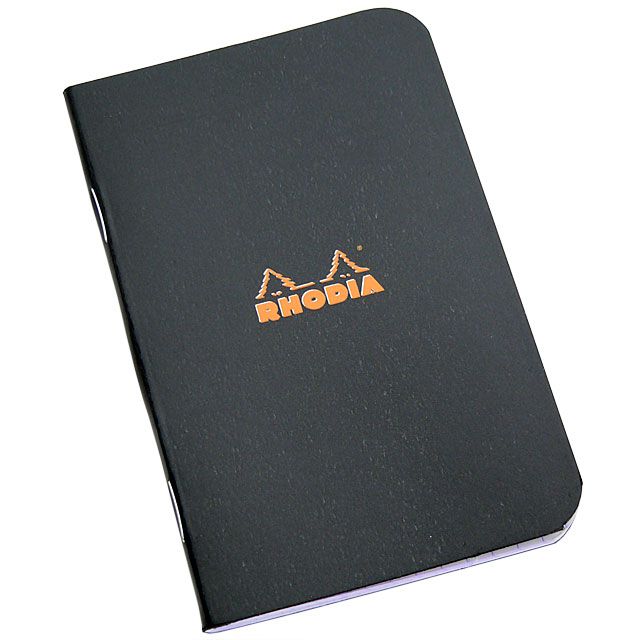 RHODIA（ロディア） 単品 クラシック ホチキス留めミニノート ブラック 5mm方眼 CF119159