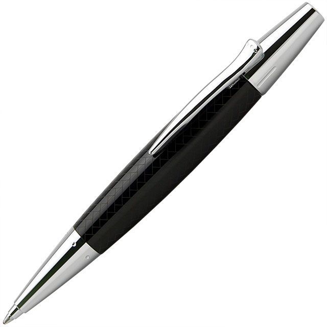 【本国取り寄せ】FABER-CASTELL（ファーバーカステル） ボールペン デザインシリーズ エモーション プレシャスレジン 148351 ブラックウィーブ