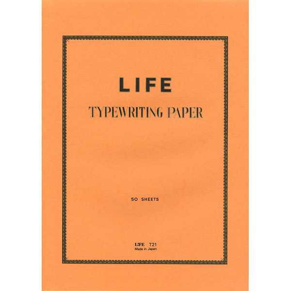 LIFE（ライフ） タイプ用紙 A4 10冊セット T21