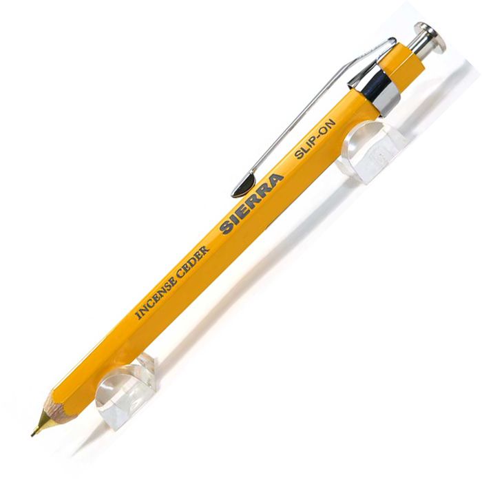 SLIP-ON（スリップオン） ペンシル 0.5mm SIERRA 木軸シャープペンS WSP-3001YL イエロー