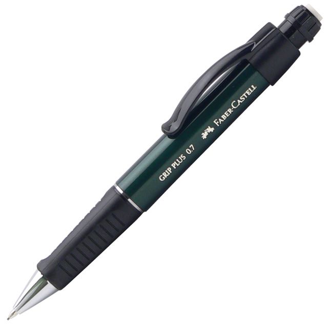 FABER-CASTELL（ファーバーカステル） ペンシル 0.7mm デザインシリーズ グリッププラス 130700@ グリーン