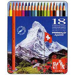 CARAN D'ACHE（カランダッシュ） 色鉛筆 プリズマロ 0999-318 18色（缶入）