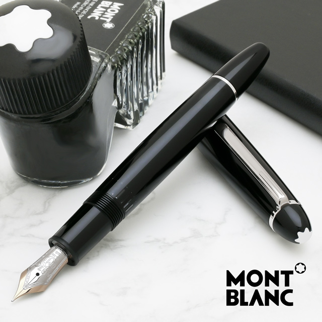 MONTBLANC モンブラン 万年筆 マイスターシュテュック プラチナライン ...