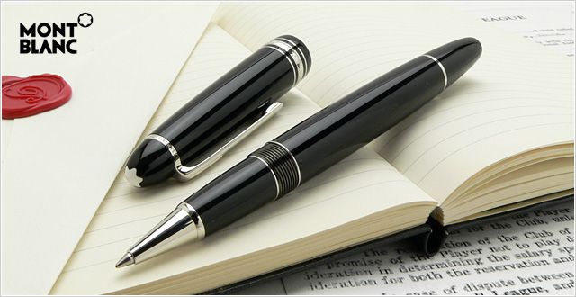 MONTBLANC（モンブラン） ローラーボール マイスターシュテュック プラチナライン ル・グラン P162 ブラック U0007571