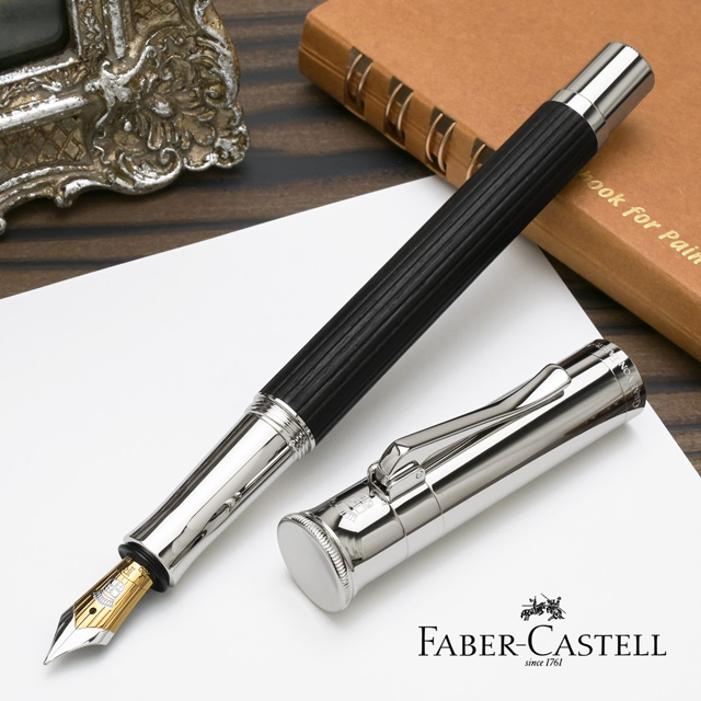 未使用 ファーバーカステル 万年筆 クラシックコレクション プラチナコーティング FABER-CASTELL ファーバーカステル 万年筆 プラチナコーティング