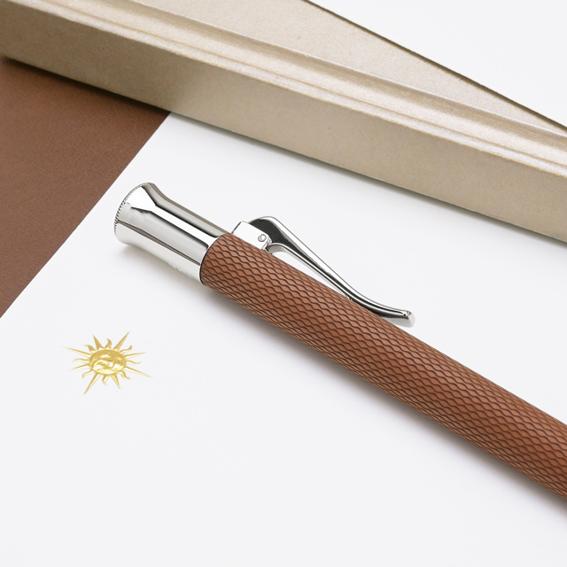 FABER-CASTELL ファーバーカステル ボールペン ギロシェ コニャック