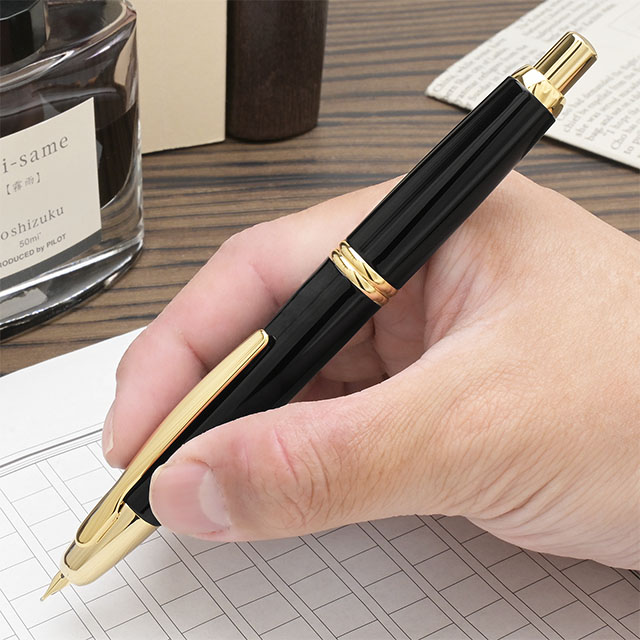 Pilot キャップレスブラック パイロット 万年筆 キャップレス ブラック | ペンハウス