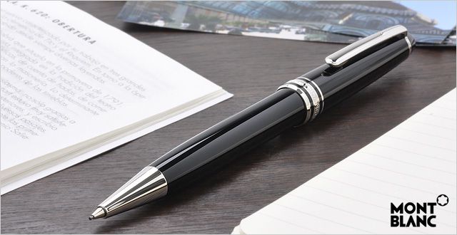 MONTBLANC（モンブラン） ペンシル マイスターシュテュック プラチナライン クラシック P165 ブラック U000286