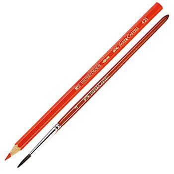 FABER-CASTELL ファーバーカステル 色鉛筆水彩色鉛筆 24色（赤色丸缶入