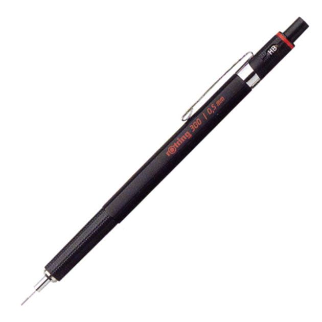 rOtring（ロットリング） ペンシル ロットリング300シリーズ 製図用シャープペンシル ブラック 300B19