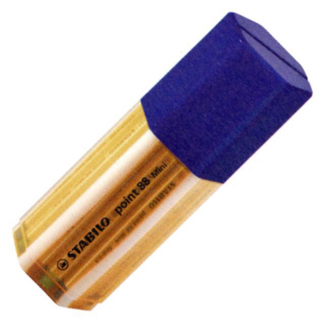 STABILO（スタビロ） ファイバーチップペン point88 Mini ボックス 18色セット ブルー 6881811_BL