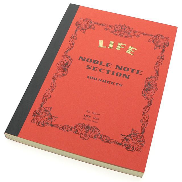 LIFE（ライフ） ノーブルノート 方眼 A5 単品 N33