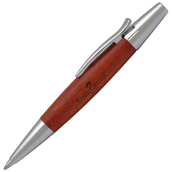 ファーバーカステル ボールペン デザインシリーズ エモーション ウッド&クローム 148382 梨の木 ブラウン