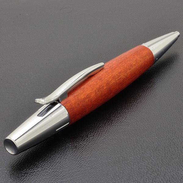 FABER-CASTELL ファーバーカステル ボールペン デザインシリーズ エモーション ウッドクローム 148382 梨の木 ブラウン |  世界の筆記具ペンハウス